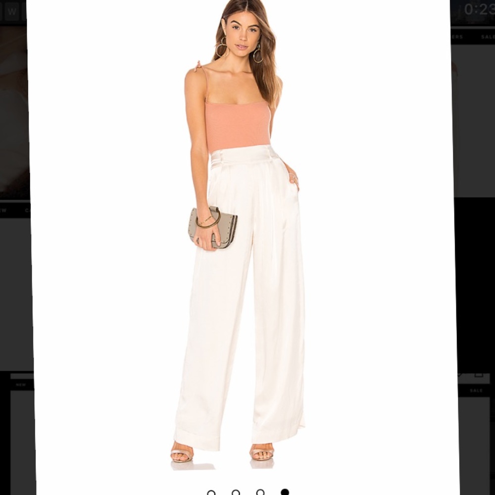Silk wide leg pants by Capulet NWT